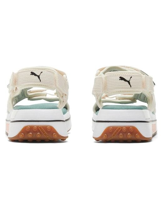 PUMA White Future Rider Sandal for men