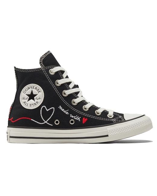 Converse Black Chuck Taylor All Star High 'Made With Love for men
