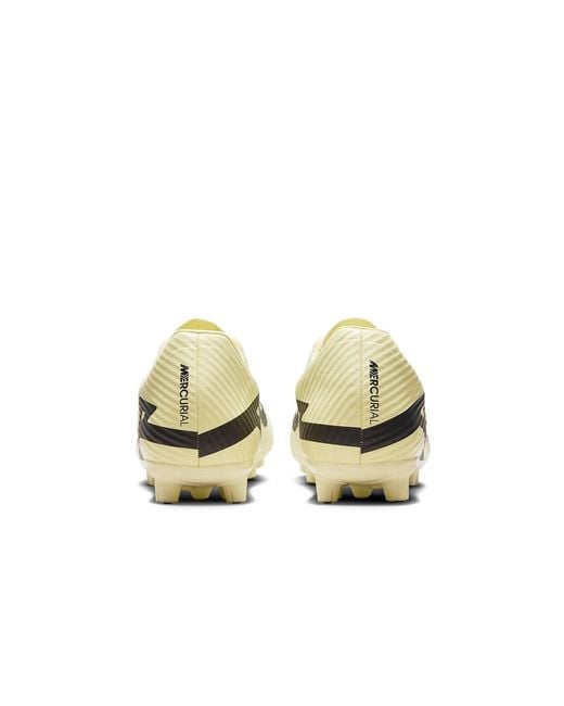 Nike White Mercurial Vapor 15 Academy Hard-Ground Low-Top Soccer Cleats 'Lemonade' for men
