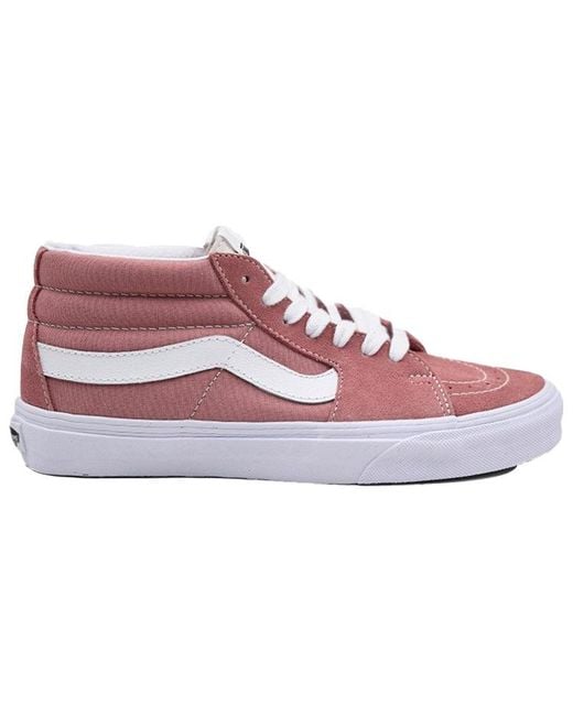 Vans Purple Sk8 Mid Rose for men
