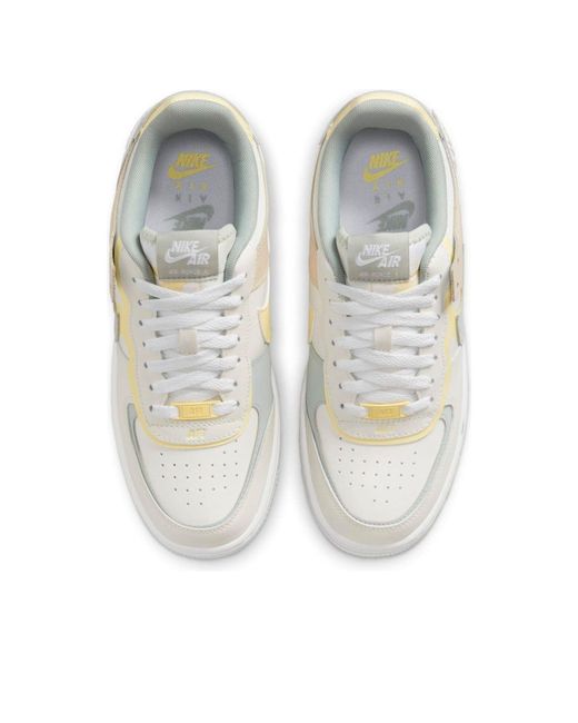 Nike White (Wmns) Air Force 1 Shadow 'Pearl Citron Tint'
