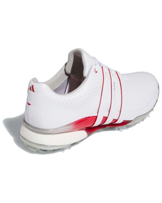 Adidas White Tour360 24 Boost Golf Shoes for men