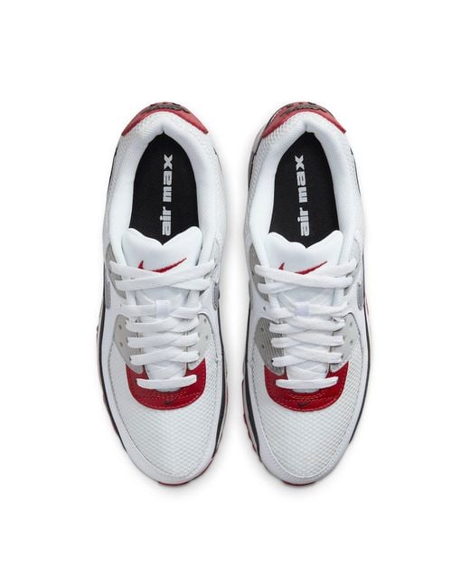 Nike Air Max 0 Low Tops Retro White Red for men