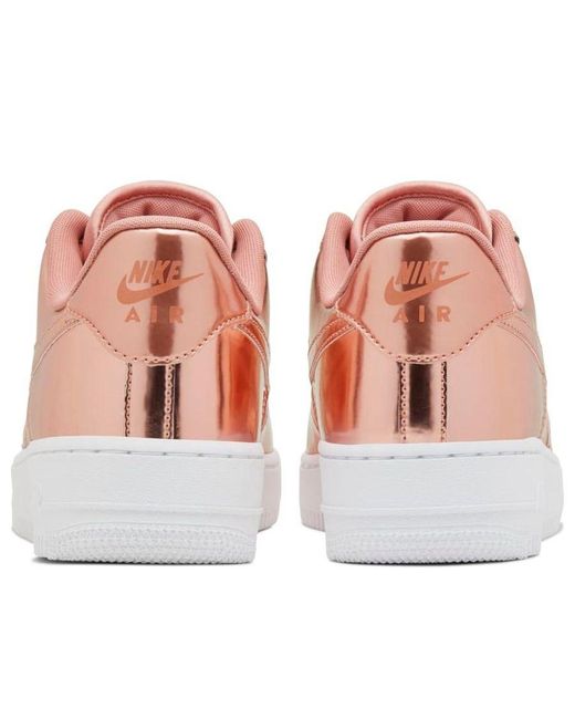 Nike Pink (Wmns) Air Force 1 Sp 'Metallic Rose'