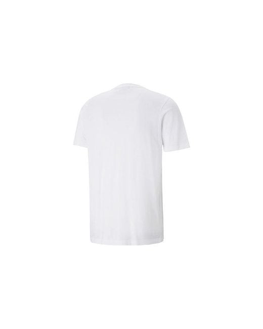 PUMA White Classics Logo T-Shirt for men