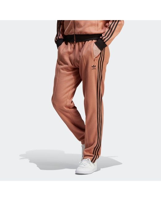 Adidas Red Originals Adicolor Classics Waffle Beckenbauer Track Pants for men