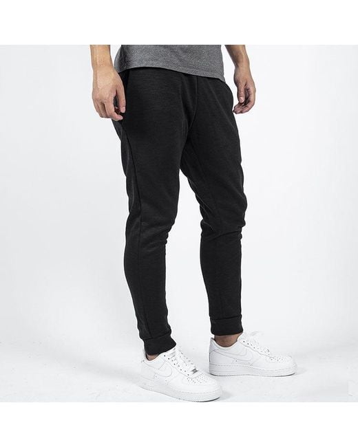 Nike Black Logo Label Knit Sports Pants/Trousers/Joggers for men