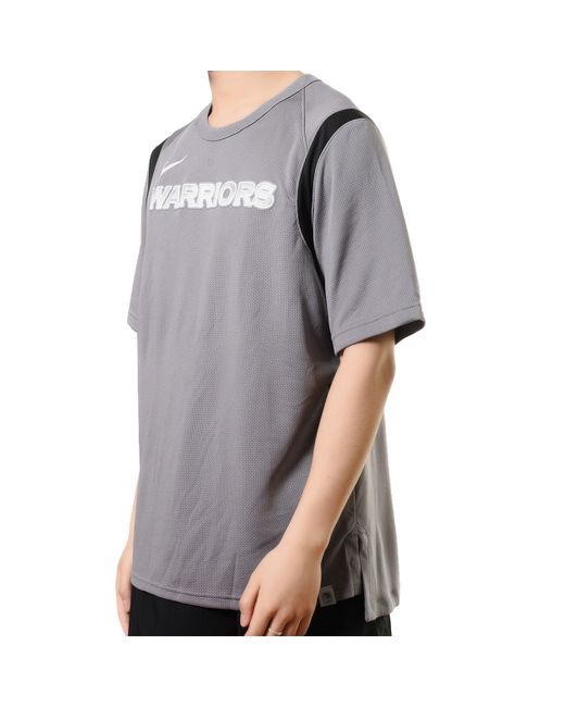 Nike Gray Golden State Warriors Sports Short Sleeve for men