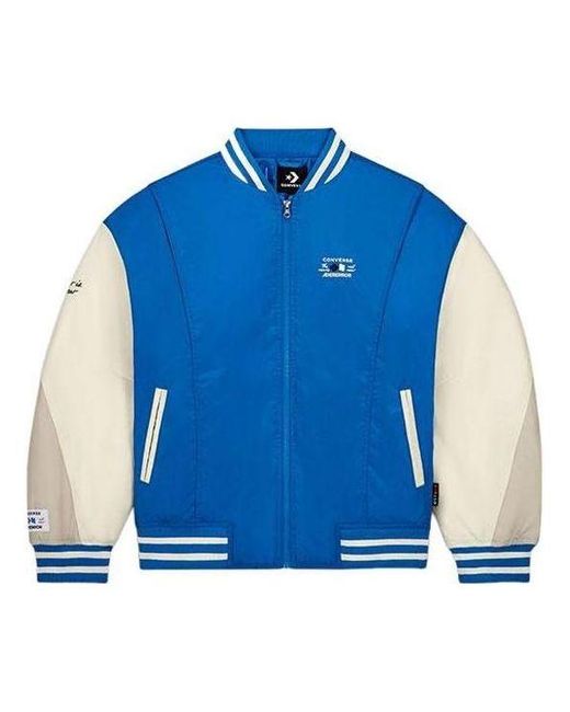 Converse Blue X Ader Error Shapes Varsity Jacket 'Cobalt' for men