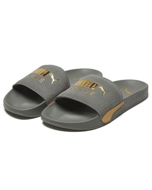 PUMA Green Leadcat Ftr Suede Classic Slide for men