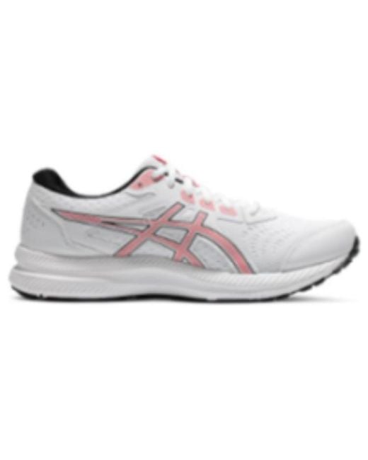 Asics White Gel-Contend 8 Electric' for men