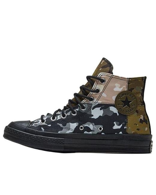 Converse Black Chuck 70 High 'Patchwork Blocked for men
