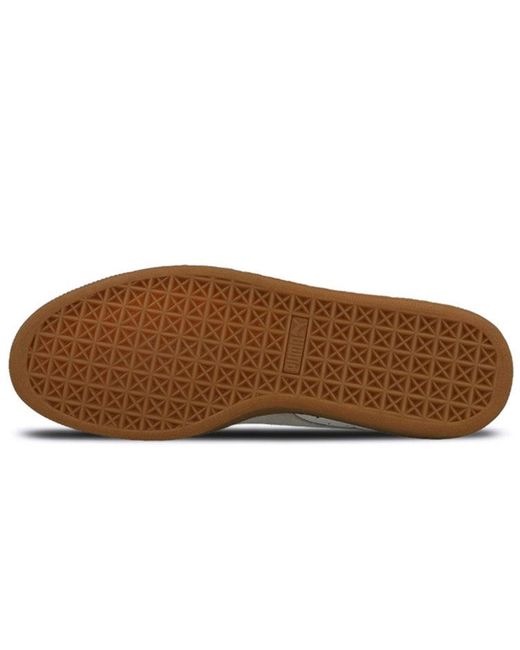 PUMA White Basket Gum Deluxe 'Gum/ for men