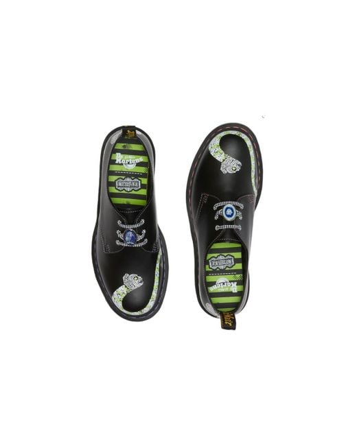 Dr. Martens Black 1461 Beetlejuice 3-Eye X Warner Bros for men