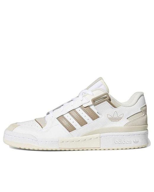 Adidas White Originals Forum Exhibit Low for men