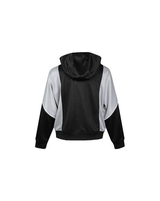 Nike Black (Wmns) Sportswear Logo Printing Hooded Jacket