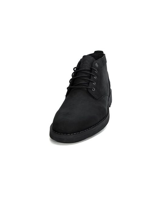 Timberland Black Crestfield Waterproof Chukka Boots Full Grain' for men