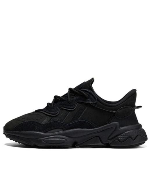 Adidas Black (Wmns) Ozweego Shoes 'Triple'