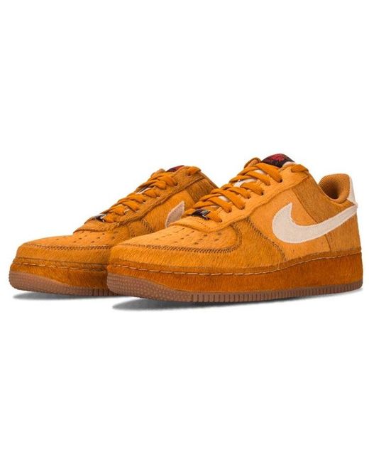 Nike Orange Air Force 1 Low 'Savage Beast' for men
