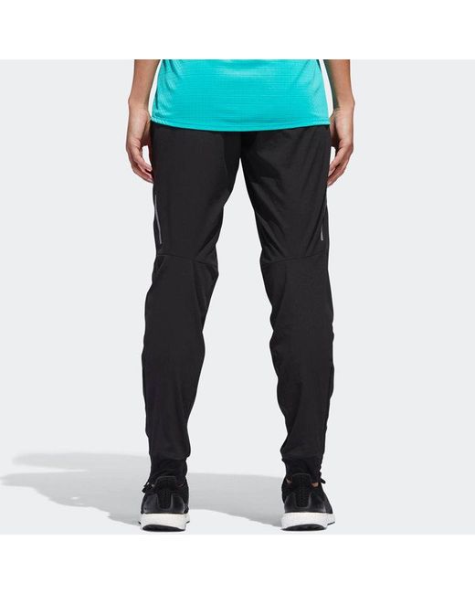 Adidas Black (Wmns) Running Casual Fitness Breathabletatting Long Pants