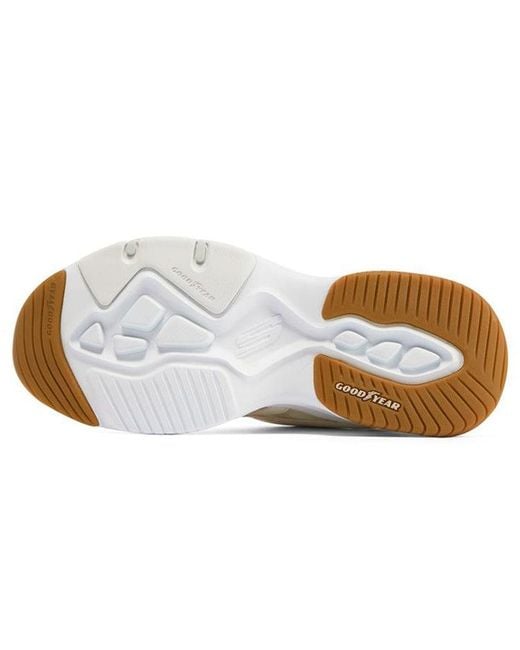 Skechers White (Wmns) D'Lites 4.0 'Cream'
