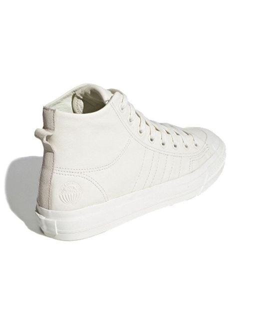Adidas White Nizza Hi Rf 'Off' for men