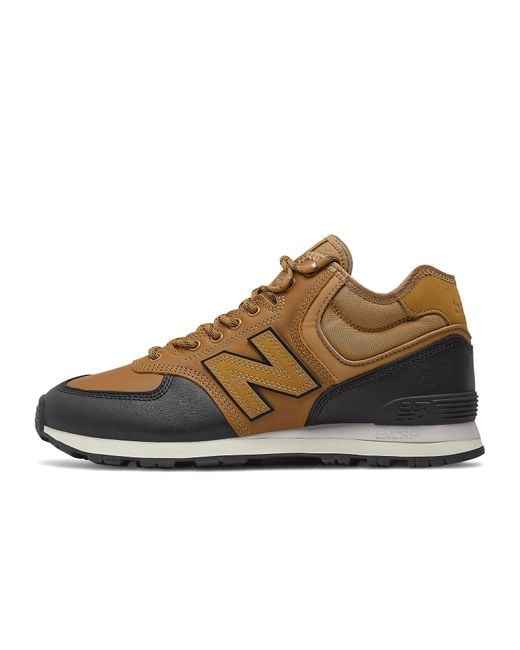 New Balance Brown 574 Series Mid Tops for men