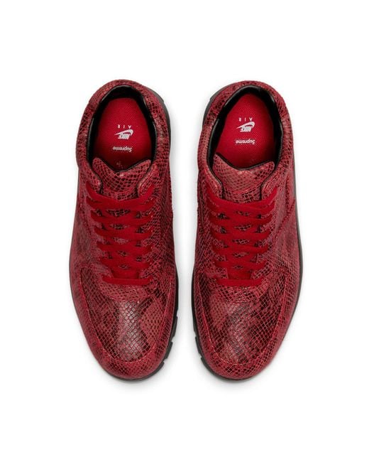 Nike Red X Supreme Air Max Goadome Snakeskin' for men