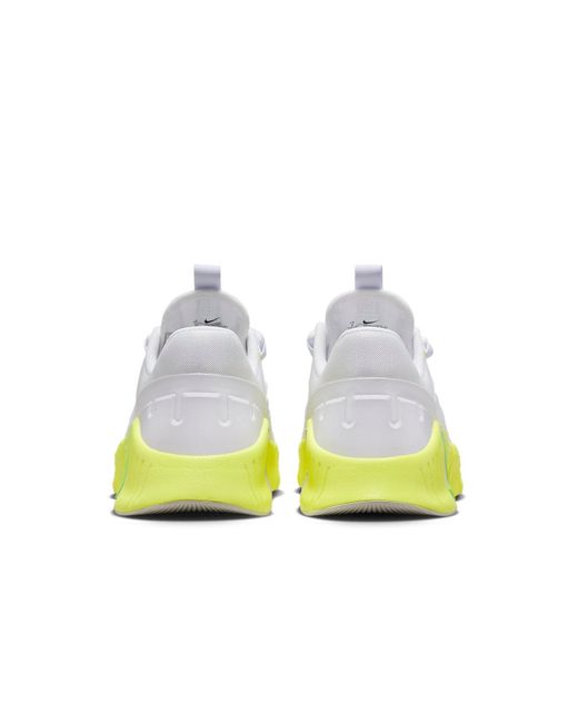 Nike White Free Metcon 5 Workout Shoes