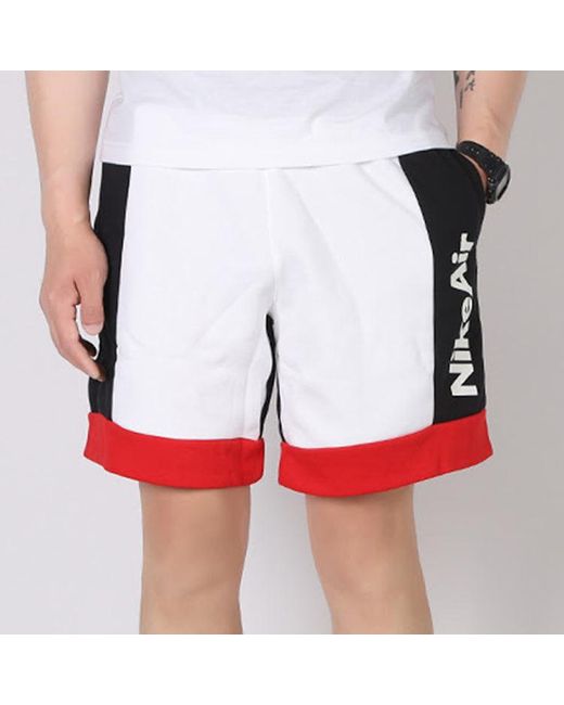 Nike Red Air Fleece Shorts for men