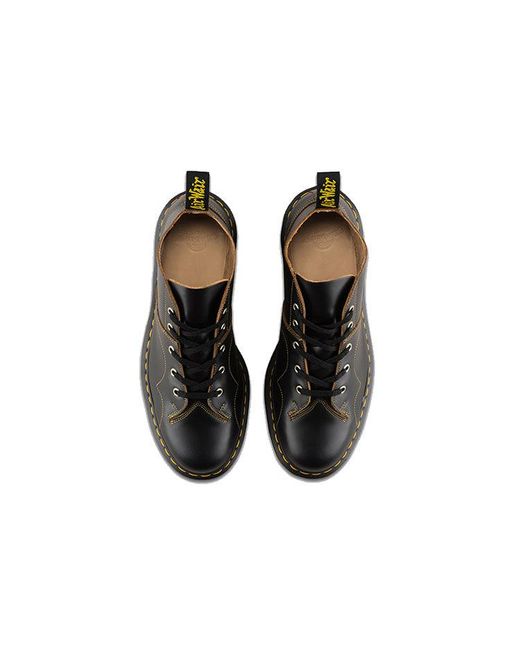 Dr. Martens Black Church Retro 5 Martin Boots Couple Style for men