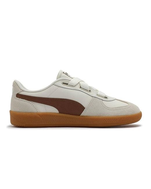 PUMA White (Wmns) Palermo Wide Lace Sd 'Frosted Ivory Mushroom'