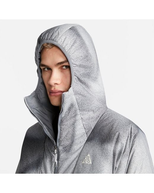 Nike Gray Acg Rope De Dope Aop Jacket 'Cool' for men