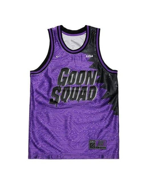 Nike Purple X Space Jam:A New Legacy Lebron Tank for men