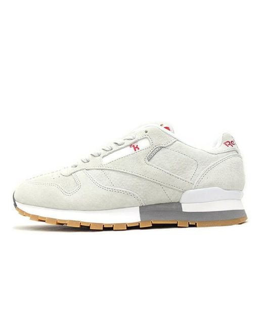 Reebok White Kendrick Lamar X Classic Leather 'Skull' for men