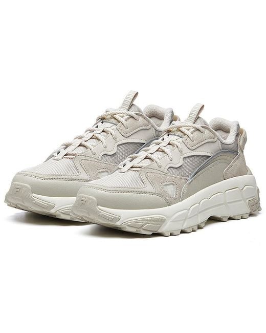 Fila White (Wmns) Check Vntg Running Shoes Gs