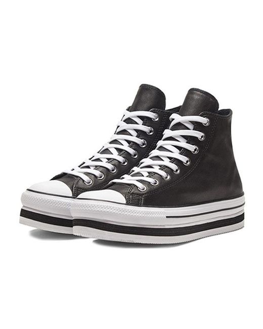 Converse Black (Wmns) Chuck Taylor All Star Platform Layer