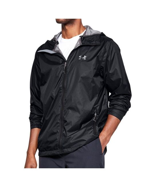 Under Armour Blue Forefront Rain Training Sports Jacket for men