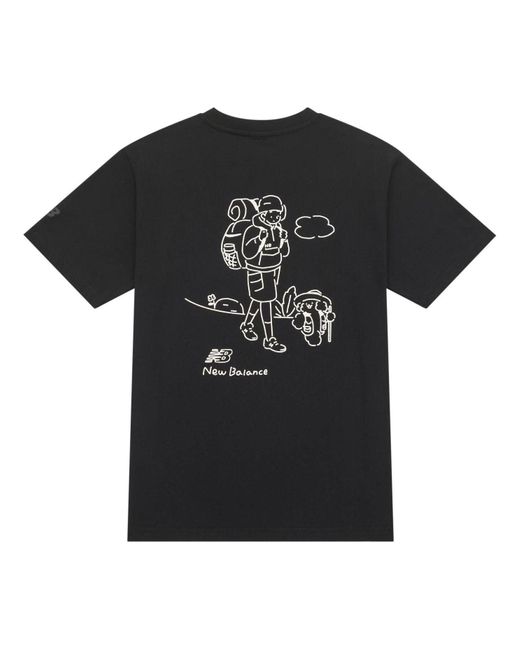 New Balance Black Hiking Graphic T-Shirt