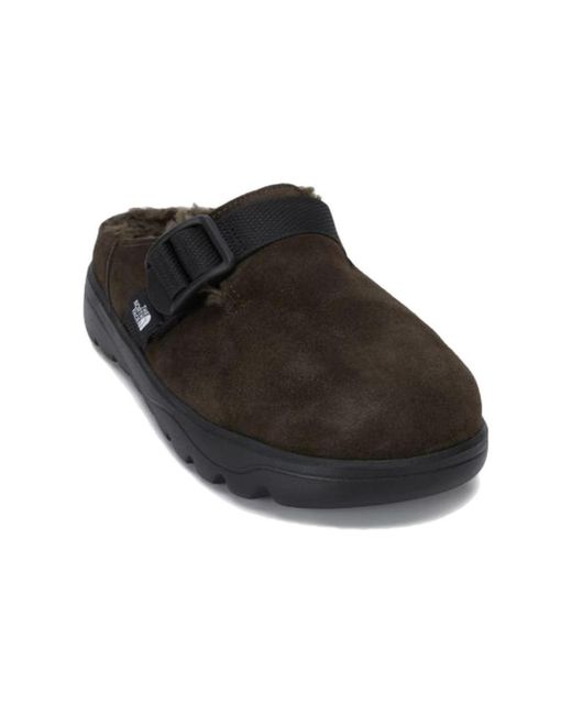The North Face Brown Buckle Mules 'Dark' for men