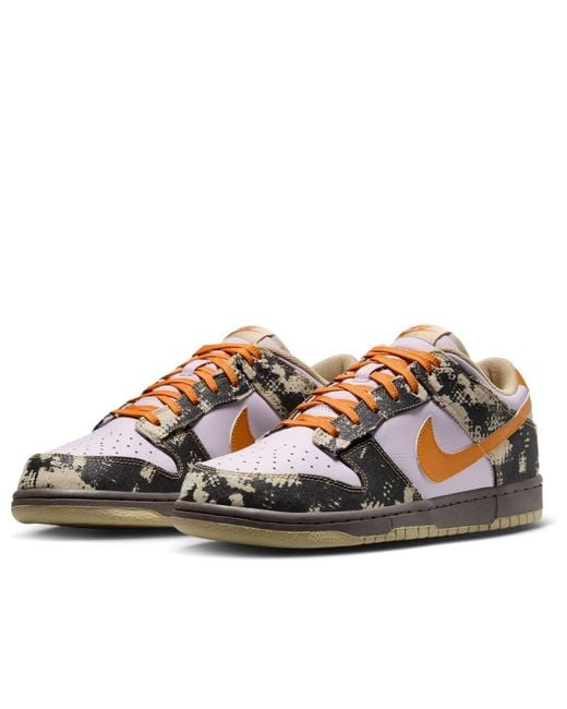 Nike Brown Dunk Low Retro Ltd 'Punk Rock Digital Camo' for men