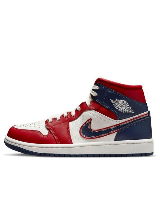 Nike Red (Wmns) 1 Mid Se 'Usa' 2022