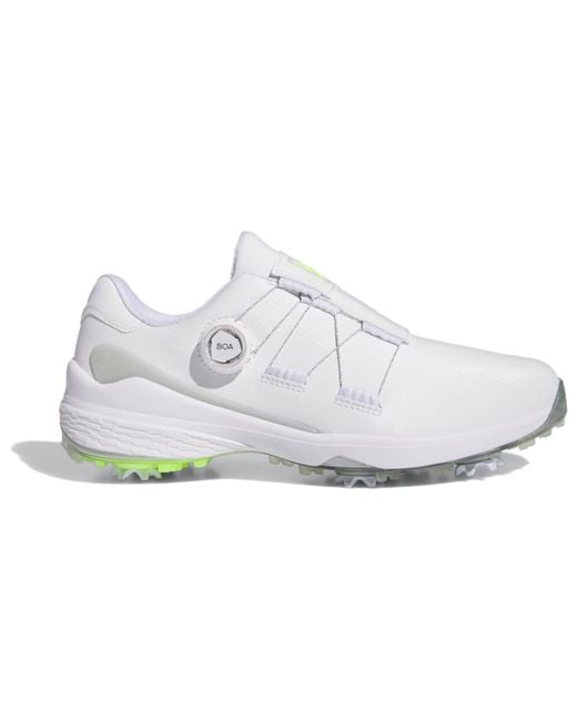 Adidas White Zg23 Boa Lightstrike Golf Shoes for men
