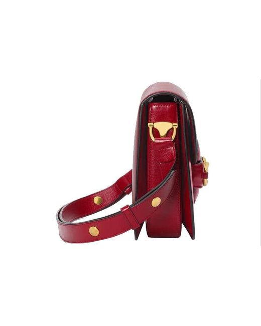 Gucci Red (Wmns) 1955Button Vintage Single Shoulder Bag