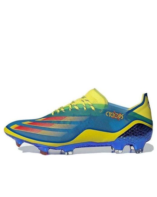 Adidas Blue X Marvel X Ghosted.1 Fg 'Cyclops' for men