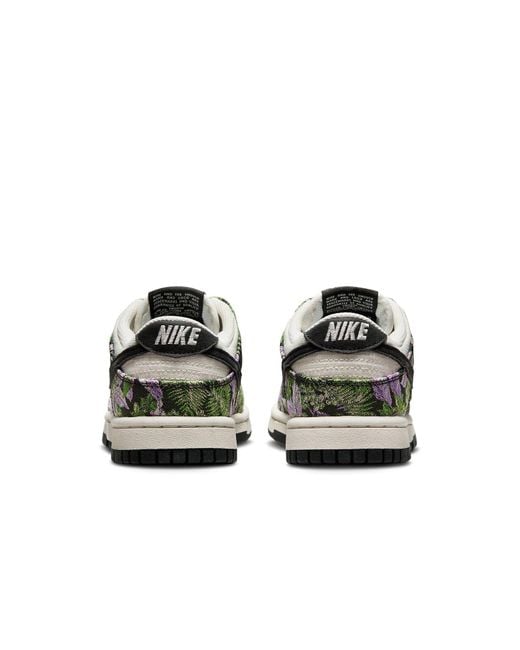 Nike Black (Wmns) Dunk Low Next Nature 'Floral Tapestry'