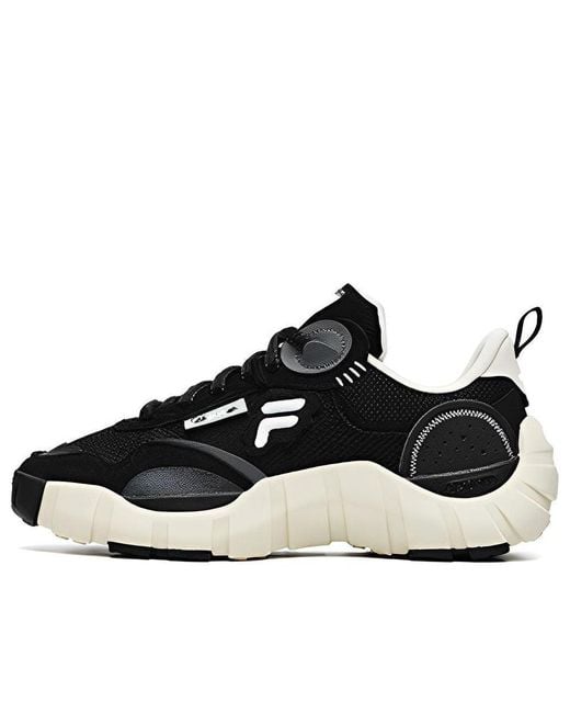 FILA FUSION Black X N21 Bone Sneakers for men