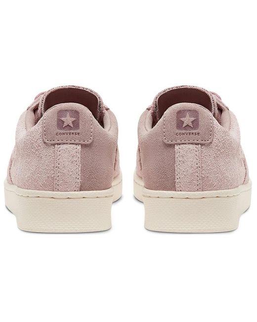 Converse Pink Pro Leather Low 'Earth Tone Suede for men