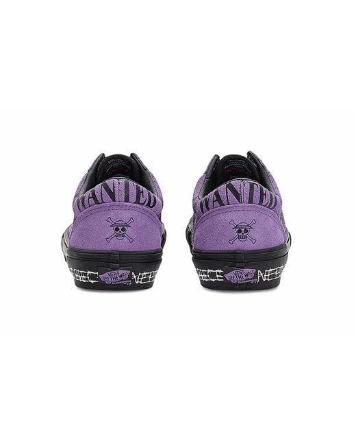 Vans Purple One Piece X Skate Old Skool 'Nico Robin' for men