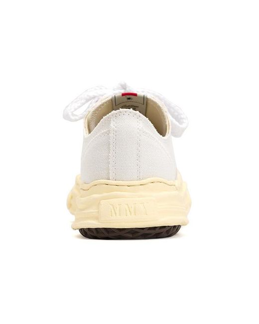 Maison Mihara Yasuhiro White Hank Vl Og Sole Canvas Low-Top Sneaker for men